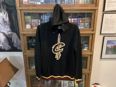 Cleveland Cavilers UNK Negro GRAN LOGOTIPO con Borde Sudadera con Capucha Sudadera Talla L - Genial Foto 1 de 4