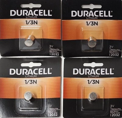 4 uds. Batería de moneda de litio Duracell 3v 1/3N DL1/3N CR1/3N 2L76 CADUCIDAD: 2033 Foto 1 de 4