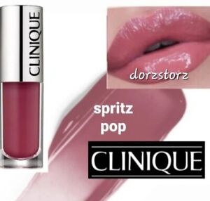 CLINIQUE Pop Splash Lip Gloss + Hydration *SPRITZ POP* / .14 oz / New in box