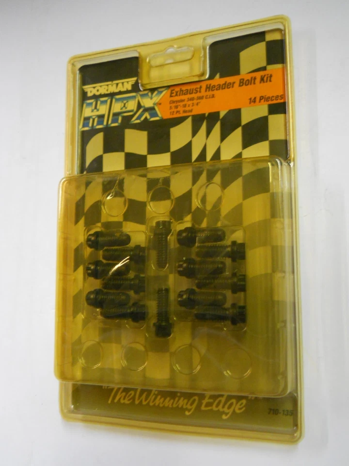 Dorman HPX Exhaust Header Bolts for Chrysler 340-360 Hooker Headers - Image 1 of 1