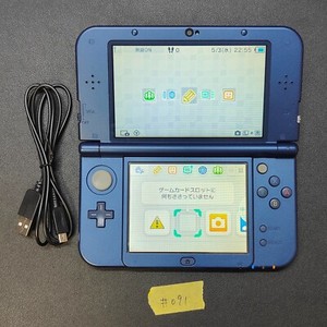 新任天堂3ds XL 蓝色电子游戏手持系统| eBay