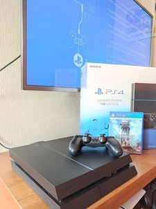 Sony PlayStation 4 - 1TB Ultimate Player Edition Console - Boxed - Controller - Picture 1 of 13