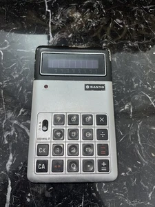 Vintage 1972 Classic Sanyo ICC-807D Calculator From 70s Very Rare - Untested - Picture 1 of 11