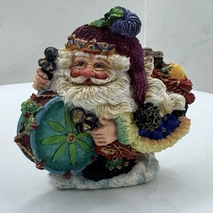 1997 Possible Dreams Crinkle Claus “West Coast Beat” Santa Figurine Vintage - Picture 1 of 7