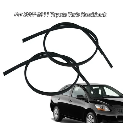 75551-52130 para Toyota Yaris 2007-2011 hatchback 2x juego de molduras por goteo de techo Foto 1 de 4