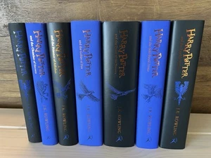 Harry Potter Ravenclaw House Editions Full 1st Printing Set 1-7 by J.K. Rowling - Picture 1 of 24