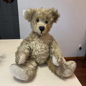 18” Vintage Mohair Artist Bear by Heidi Steiner - Oscar & Bernie Brown Eyes - - Picture 1 of 16