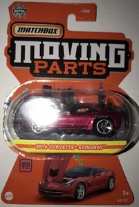 Chevy Corvette Stingray 2016 rojo Matchbox nuevo envío rápido - Imagen 1 de 2
