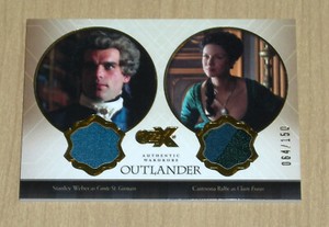 Cryptozoic Outlander CZX dual wardrobe Caitriona Balfe Stanley Weber DW8 64/150