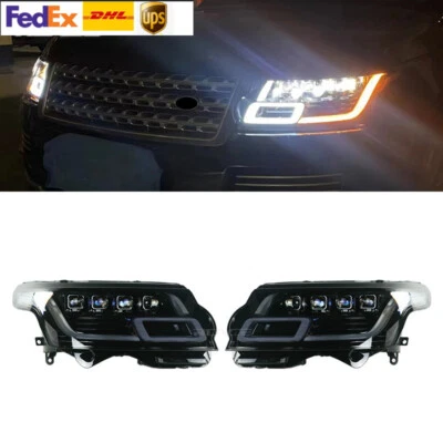 LED Headlights With DRL Dynamic Turn For Range Rover L405 2014-2017 - Image 1 of 4