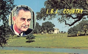 Postal TX: LBJ Country, Stonewall, Texas, cromo sin publicar, años 60 - Imagen 1 de 2