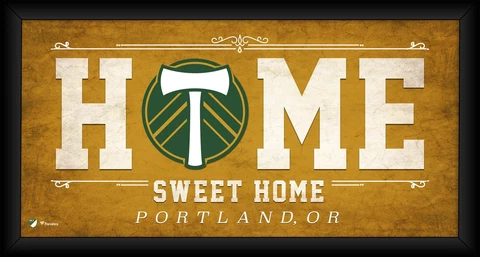 Portland Timbers Framed 10" x 20" Home Sweet Home Collage Cover