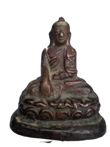 Early SE Asian Copper - Bronze Buddha - Picture 1 of 24