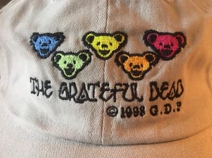 Grateful Dead Dancing Bear Baseball Cap - New never been worn -adjustable back - Picture 1 of 5