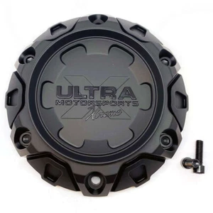 Ultra Motorsports Xtreme A89-0056SBX Center Cap, Black w/Black Logo - Picture 1 of 6