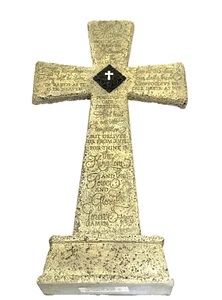 Cruz de Oración del Señor de Colección 10"" x 1,5"" x 1,25"" Gran Exhibición de Vacaciones/Todo el Año - Imagen 1 de 22