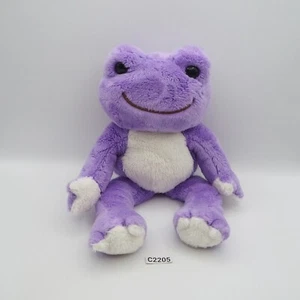 Pickles The Frog C2205 Purple Rainbow Nakajima Beanie Plush 10" Toy Doll japan - Picture 1 of 7