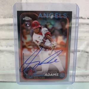 2024 Topps Chrome - Rookie Autographs Jordyn Adams #RA-JA Refractor /499 - Picture 1 of 2