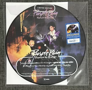 Prince And The Revolution "Purple Rain" Picture Disc LP/Vinyl w/ Poster - Picture 1 of 3