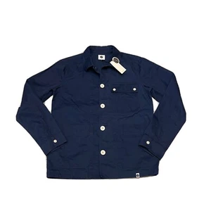 Pretty Green Herren 2023 Larman Overshirt, marineblau, Größe M - Bild 1 von 15