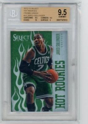 2012-13 Panini Select Green Prizm Hot Rookies #16 Jared Sullinger 7/15 BGS 9.5 - Image 1 of 2