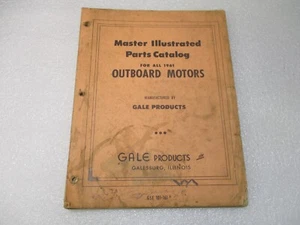 Gale Products Parts Catalog For All 1961 Outboards GSE 101-161 - Foto 1 di 11