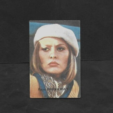 Late 1960's Victoria Chocolates #488 FAYE DUNAWAY Movie Star Card