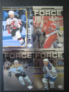 4x Upper Deck Game Dated  1997/1998   Physical Force & Fan Favorites  NHL - Bild 1 von 1