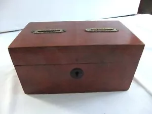 Small Wooden Money Box with Money Slots on Lid NO KEY 7.5x15x8 cm - Picture 1 of 10