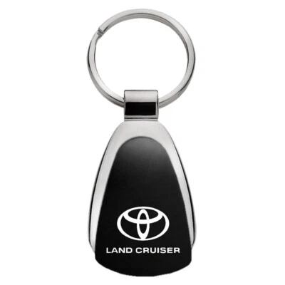 Toyota Land Cruiser Tear Drop Key Ring (Black) - Image 1 of 4