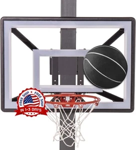 Aro De Baloncesto Para Montaje En Pared Tablero de Basketball Grande de 33" New - Picture 1 of 8
