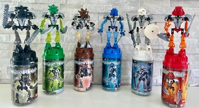 Bionicle Toa Nuva: 8566 , 8567 , 8568 , 8570 , 8571 , 8572 + Canisters & Manuals - Image 1 of 2