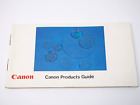 Brochure Guide produit Canon (années 1970)