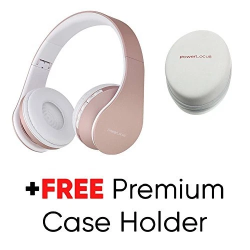Powerlocus Bluetooth sans fil couvrant Stéréo Casque pliable Câblé