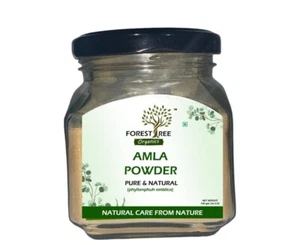 Forest Tree Organic Amla Powder for Hair Growth 100% organic Indian Gooseberry - Picture 1 of 35