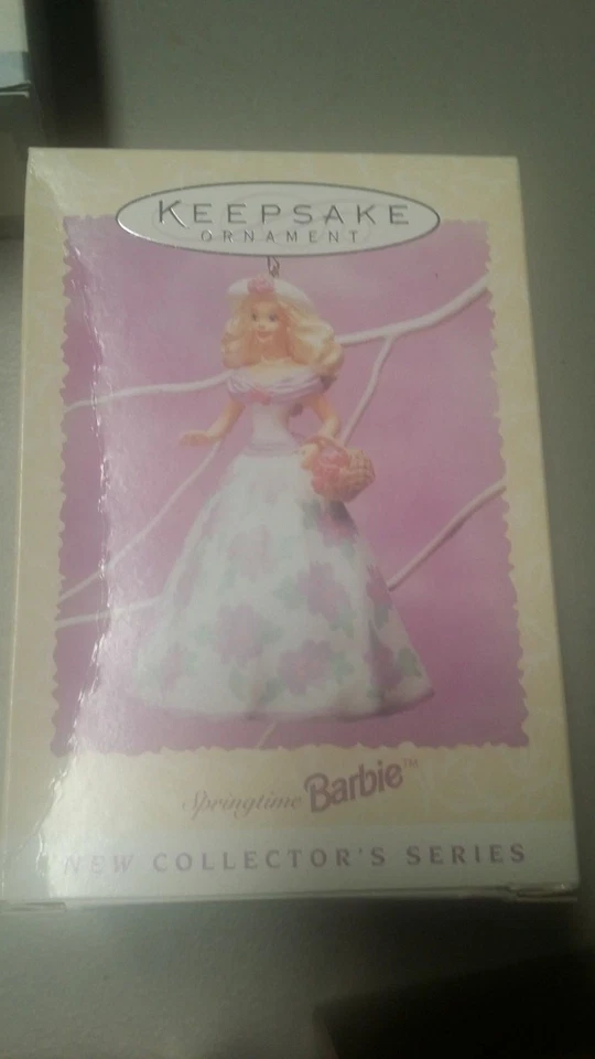 1995 Hallmark Keepsake Ornament Springtime Barbie c Foto 1 de 2