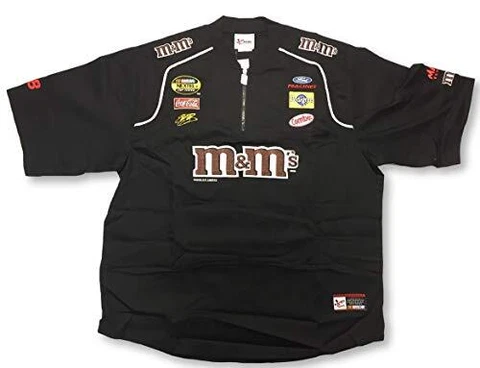 M&M's Elliott Sadler #38 NASCAR Uniform 1/4 Zip Pit Shirt Jersey CHOOSE SIZE Cover