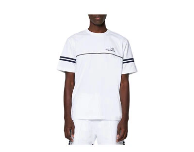 Camiseta para hombre Sergio Tacchini Orion blanca/blanca-azul marino STS23M50502-000 Foto 1 de 4