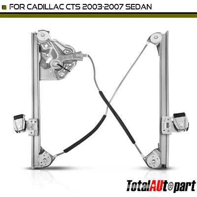 Power Window Regulator for Cadillac CTS 2003 2004 2005 2006 2007 Front Left Side - Image 1 of 4