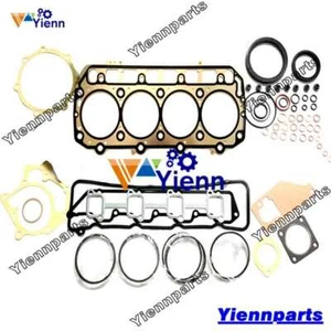 4TNV94 Piston Ring With Full Gasket Kit For Yanmar CT450 AF645 AF650T Tractor - Picture 1 of 2