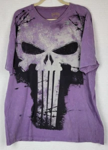Camisa Marvel Extreme Punisher Púrpura Tie Dye Salpicaduras Graffiti Cómic Para Hombres XL XXL - Imagen 1 de 2