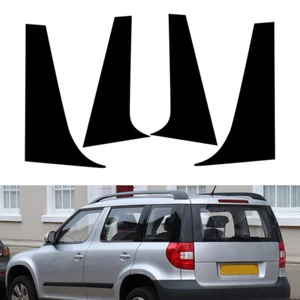 Fenster Säulenpfosten Verkleidung Abdeckung Schwarz Für Skoda Yeti 2010-17 2016 - Bild 1 von 19