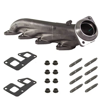 OEM NUEVO 10-22 Ford Super Duty 6.2L V8 LH Driver Colector de Escape KIT con Juntas Foto 1 de 4