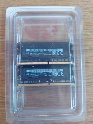 Original Apple Mac Mini 2018 RAM 8 GB Kit (2x4) DDR4-2666 SODIMM SO-DIMM Foto 1 de 2