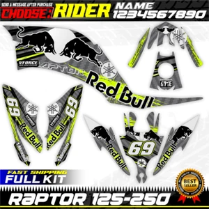 yamaha raptor 125 250 graphics stickers kit decals decal graphic (2011-2023) - Picture 1 of 2