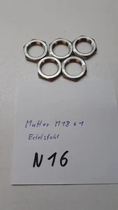 Mutter M 18x1 Edelstahl NEU Werkstattauflösung (N16) - Bild 1 von 1