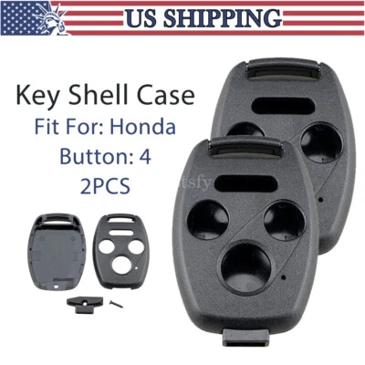2 Repuestos Para Honda Pilot 2009 - 2013 - Mando a distancia Llavero Carcasa Estuche Foto 1 de 4
