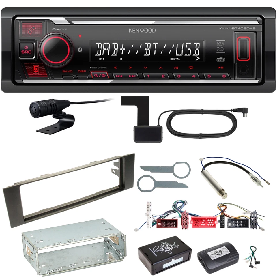 Kenwood KMM-BT408DAB Autoradio (DAB Bluetooth) #21476261