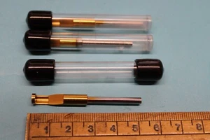 x3 off Leather punch tools Tin coated 5mm diameter Hole Punch 3mm shanks new - Bild 1 von 3
