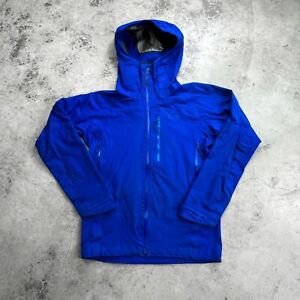 Mountain Hardwear Dry Q Elite Waterproof Shell Jacket Blue Mens Size Medium